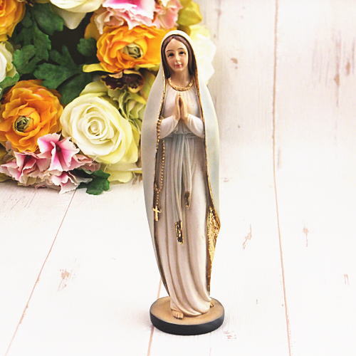 楽天市場】ルルドマリア 高さ20cmルルドのマリア像 マリア様 マリア像