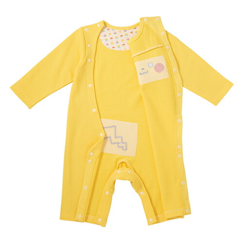 楽天市場】モンポケ 綿100％ ロンパース ピカチュウ 長袖 70-80cm