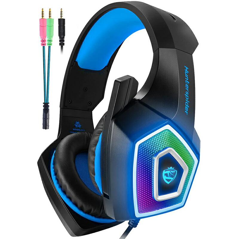 楽天市場】スイッチ ヘッドセット ブルーの通販