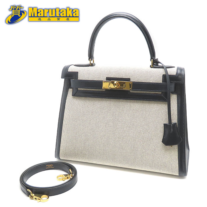 楽天市場】【エルメス】HERMES ケリー28 ボックスカーフ トワル