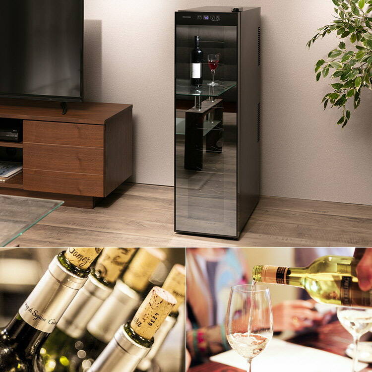 楽天市場】ワインセラー ブラック PWC-491P-B 送料無料 ワインセラー