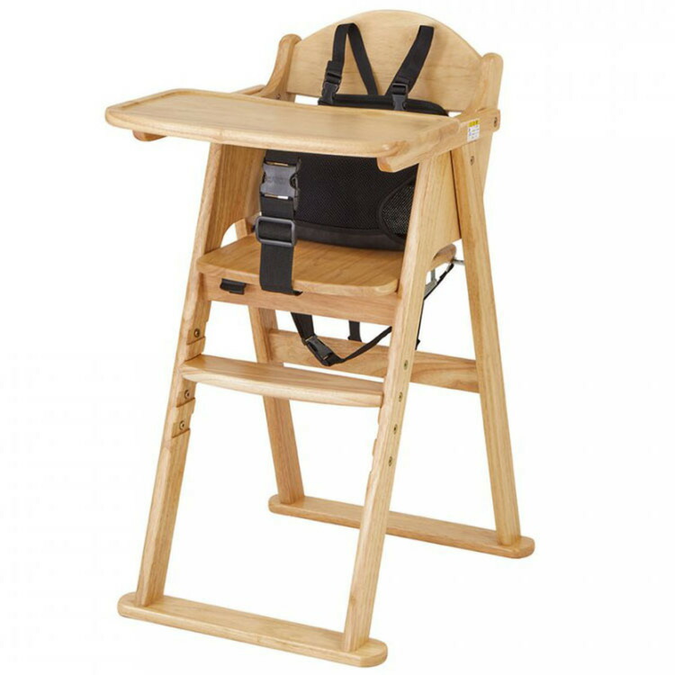 楽天市場】ベビーチェア ハイチェア 木製 チェア ベルト付 テーブル
