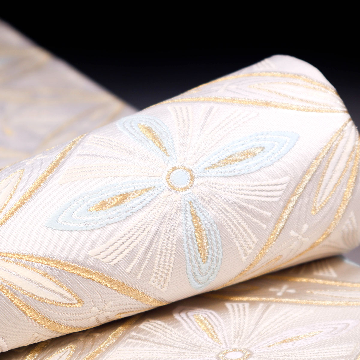 楽天市場】【西陣河合美術織物 袋帯 七宝花菱文】 袋帯 送料無料 日本