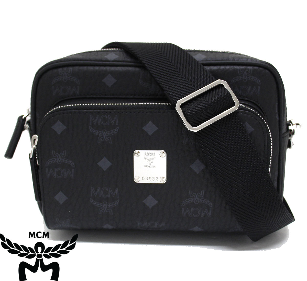 楽天市場】MCM エムシーエム MMRAAKC02BK001 Aren クロスボディ