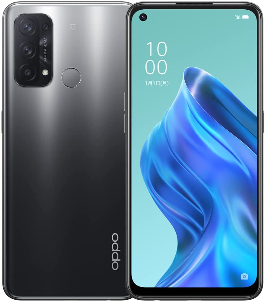 楽天市場】OPPO Reno5 A 【日本正規代理店品】 シルバーブラック 5G