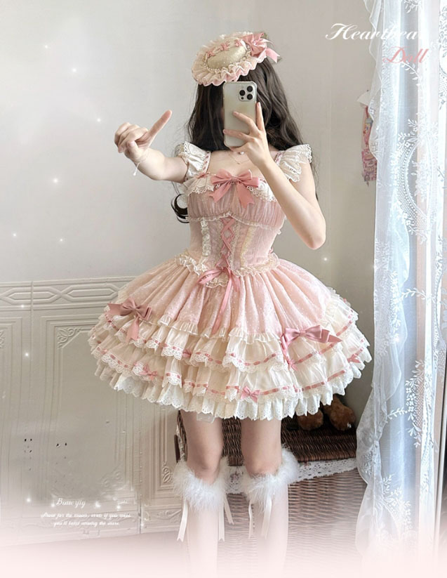 楽天市場】ロリータ ドレス ピンク 可愛い お姫様 ロリータ ワンピース