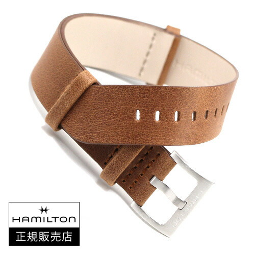 楽天市場】ハミルトン HAMILTON カーキフィールドメカ用 純正レザー