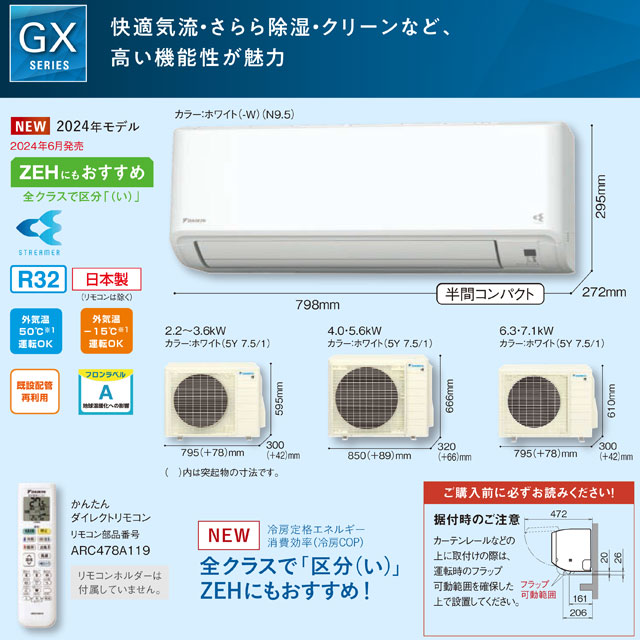 楽天市場】【在庫あり！無料3年保証】[S284ATGS-W] GXシリーズ