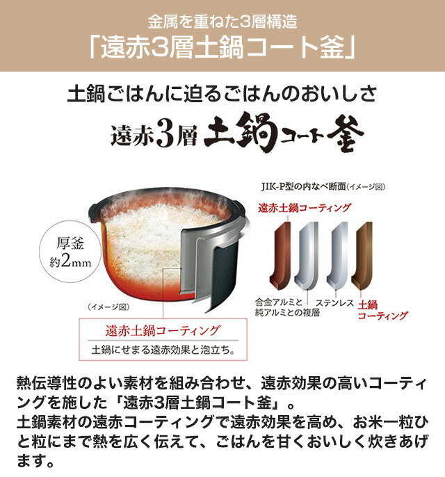 楽天市場】[JIK-P180-XS] 業務用IHジャー炊飯器 炊きたて タイガー