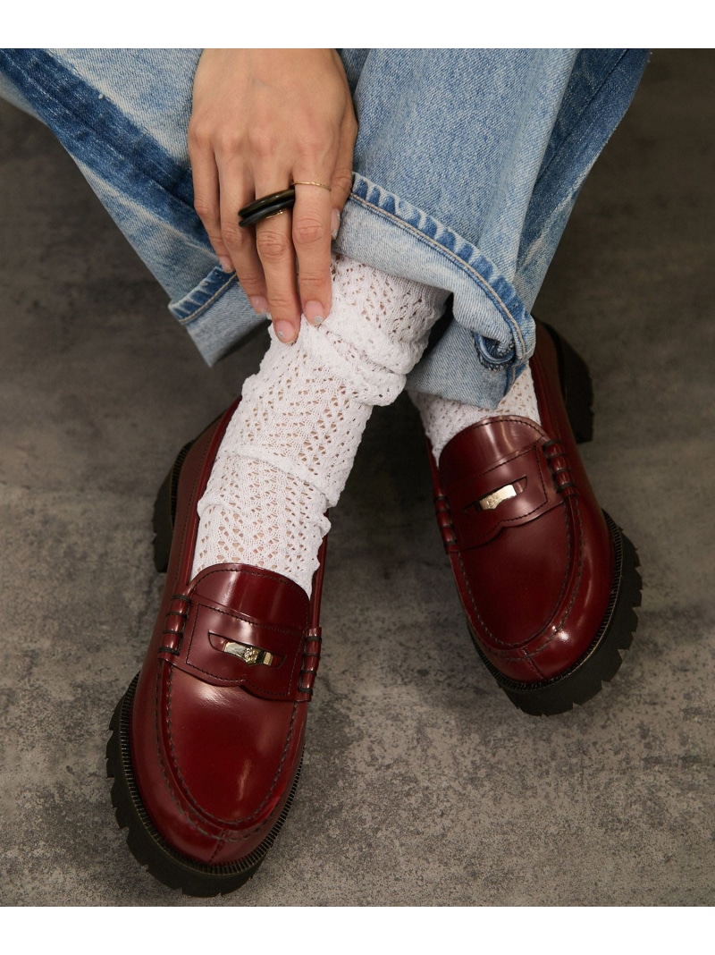 楽天市場】【HARUTA(ハルタ) for SALON】別注ガラスレザーローファー