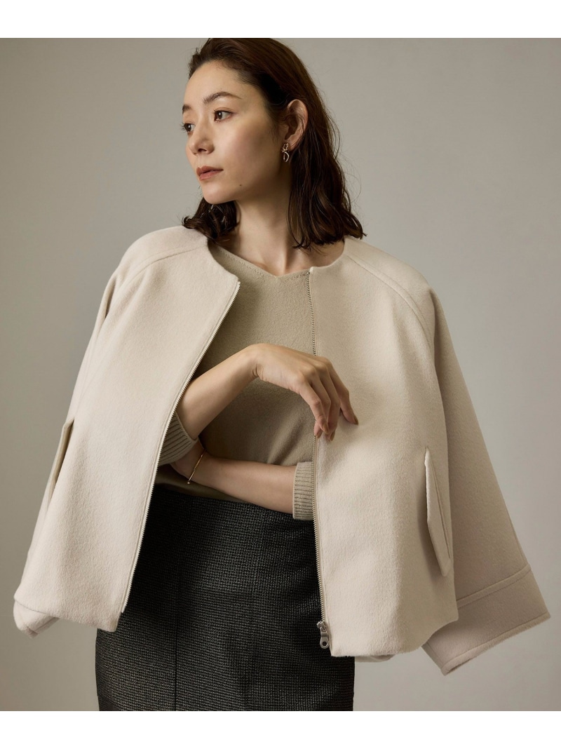 楽天市場】プレミアムカシミヤ ジップブルゾン【新色追加】 ROPE' ロペ