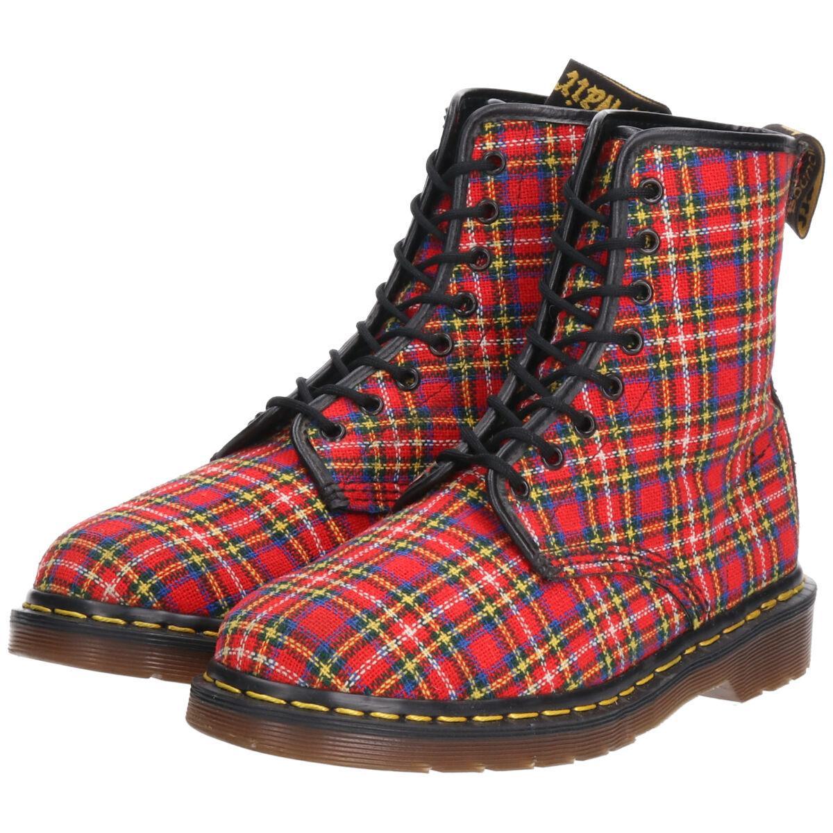 楽天市場】古着 ドクターマーチン Dr.Martens チェック柄 8ホール
