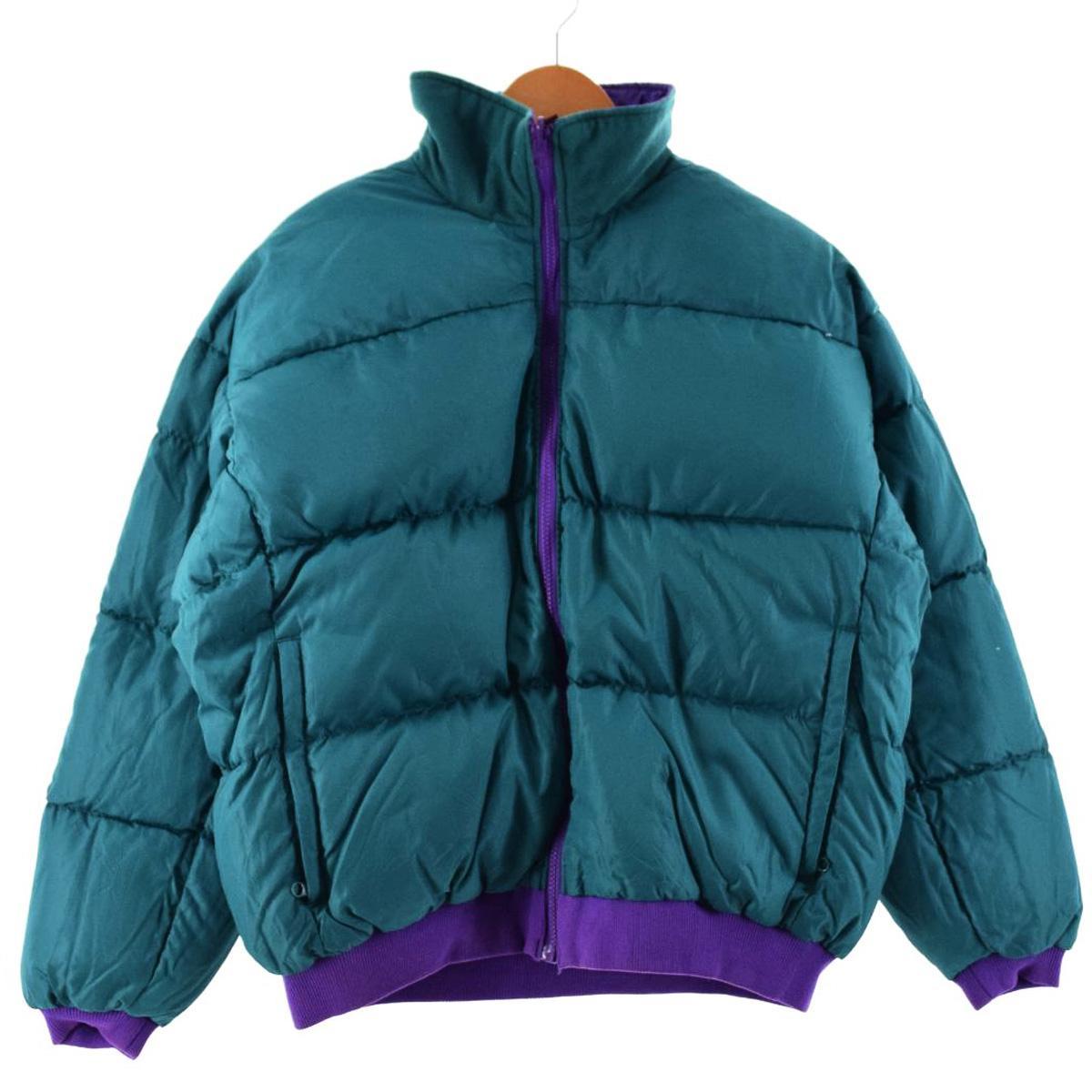 楽天市場】古着 90年代 コロンビア Columbia リバーシブル ダウン