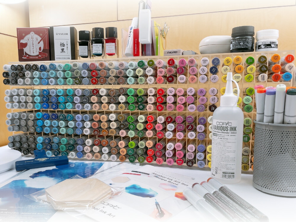 楽天市場】【ケース付】コピックインク 全色セット【無料で当店