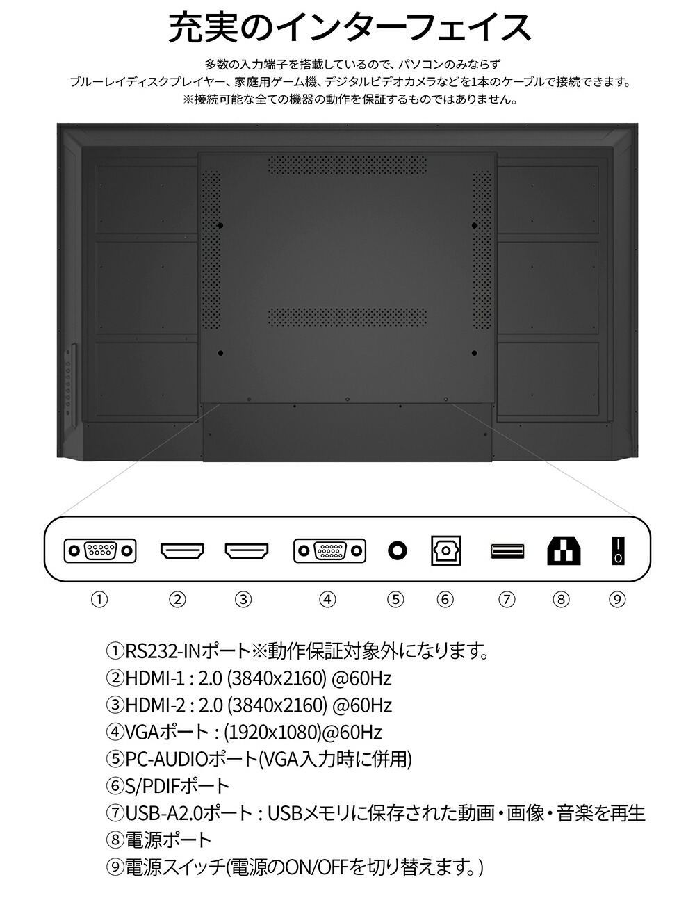 楽天市場】【3年保証】JAPANNEXT 24時間対応 43インチ 大型4K モニター