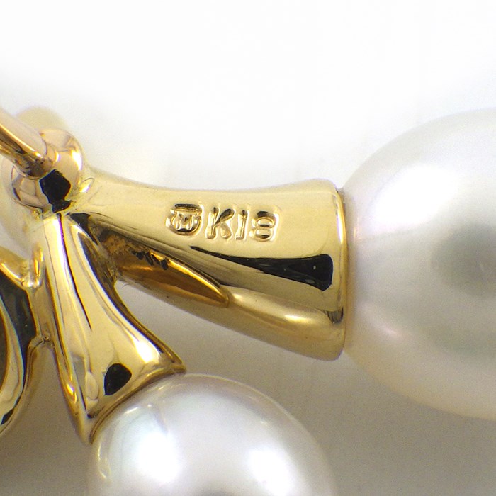 楽天市場】ミキモト MIKIMOTO ピンブローチ チェリー リーフ モチーフ