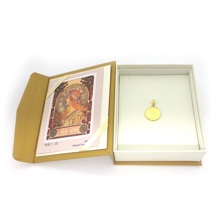 楽天市場】ペンダントトップ アルフォンス・ミュシャ メダル 1/20