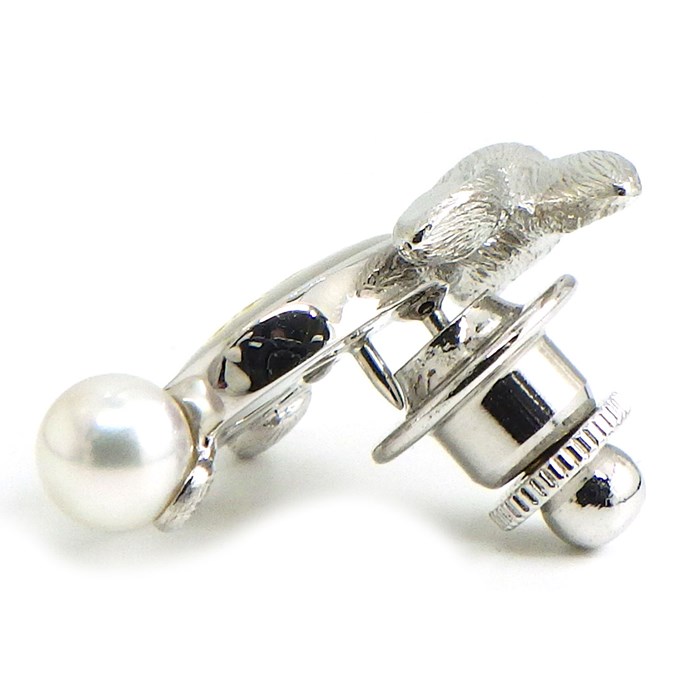 楽天市場】ミキモト MIKIMOTO ピンブローチ ピクウェ ラビット ウサギ