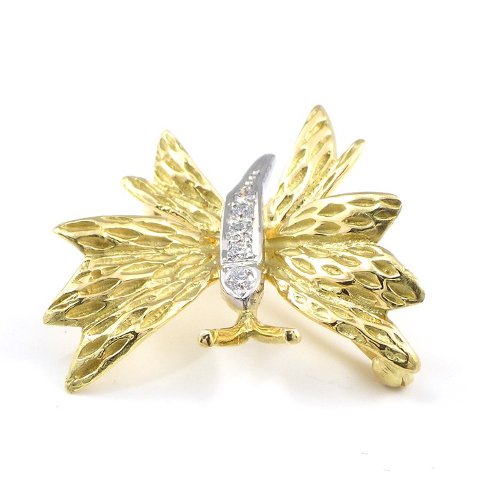 楽天市場】ティファニー Tiffany & Co. ブローチ バタフライモチーフ