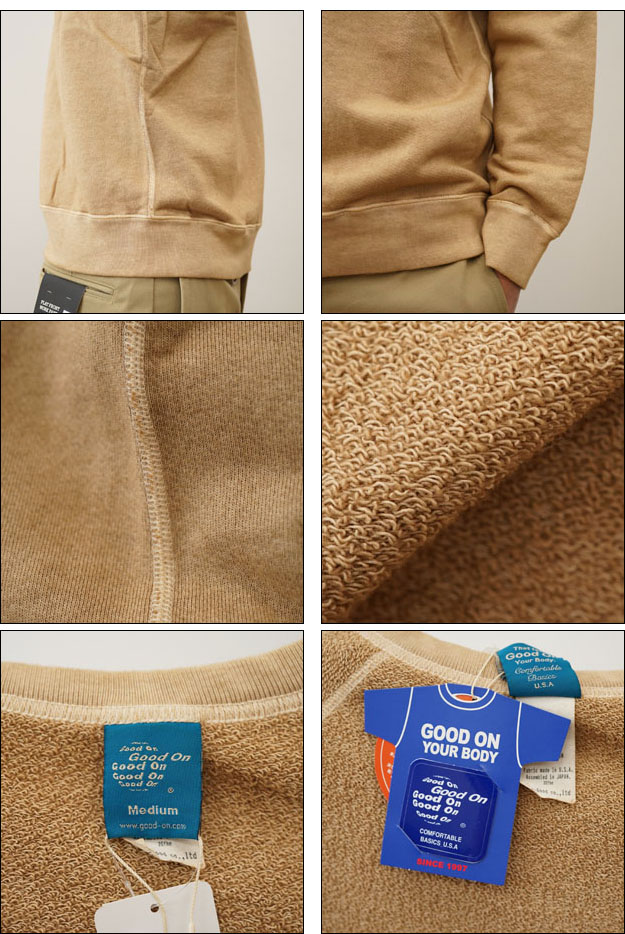 楽天市場】Good On（グッドオン） ラグラン クルー スウェット