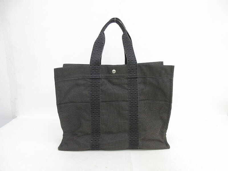 楽天市場】HERMES(エルメス) エールライン トートバッグGM グレー