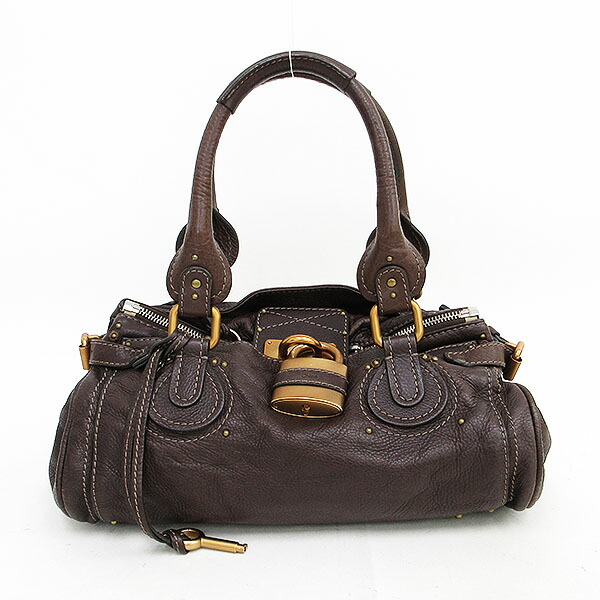 楽天市場】chloe(クロエ) パディントン トートバッグ ショルダー 茶