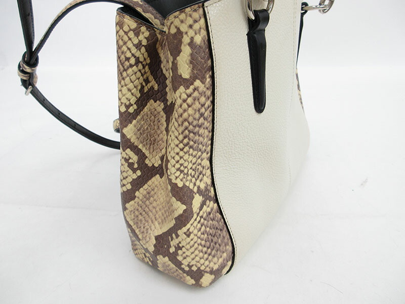 楽天市場】COACH(コーチ) パイソン柄 2WAYバッグ F57557 ホワイト