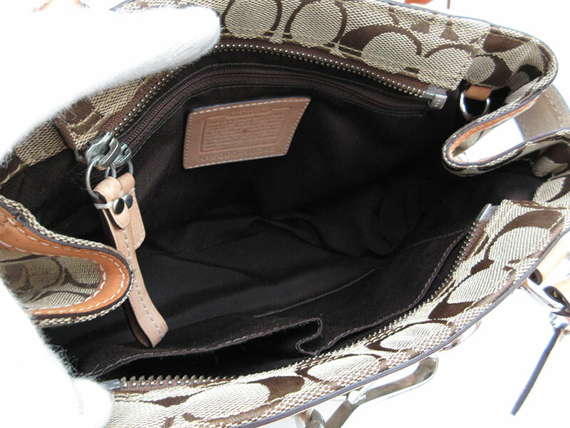 楽天市場】COACH(コーチ) シグネチャー トートバッグ 10245 ベージュ