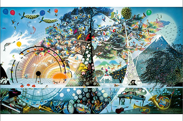 楽天市場】1000ピース ジグソーパズル 藤城清治 リーフがそよぐ