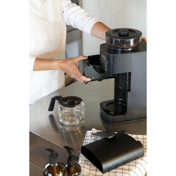 楽天市場】シロカ コーン式全自動コーヒーメーカー ブラック SC-C251