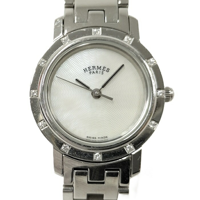 楽天市場】【中古】HERMES クリッパー ナクレ レディース 腕時計 SS