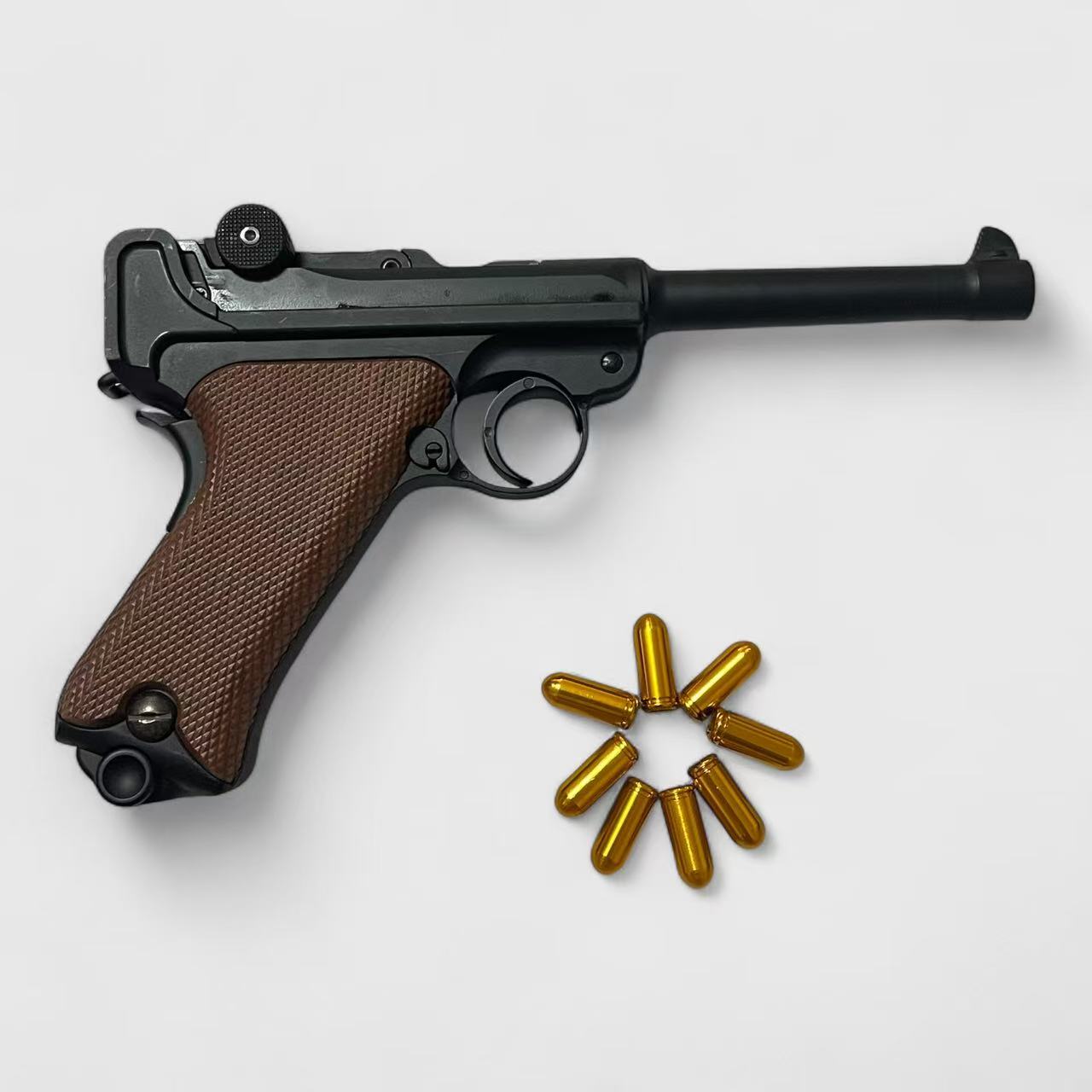 楽天市場】ルガーP08 排莢式 レーザーガン モデルガン LUGER