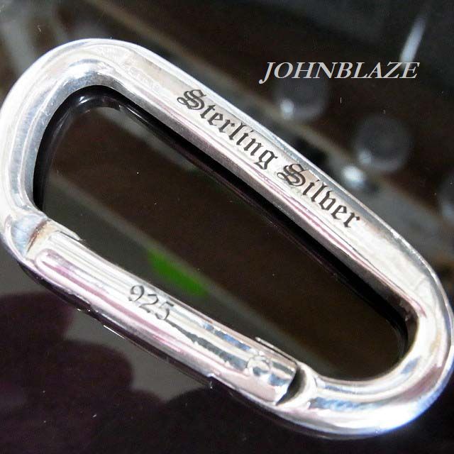 楽天市場】シルバー925製 キーチェーン 高級 カラビナ ロックカラビナ