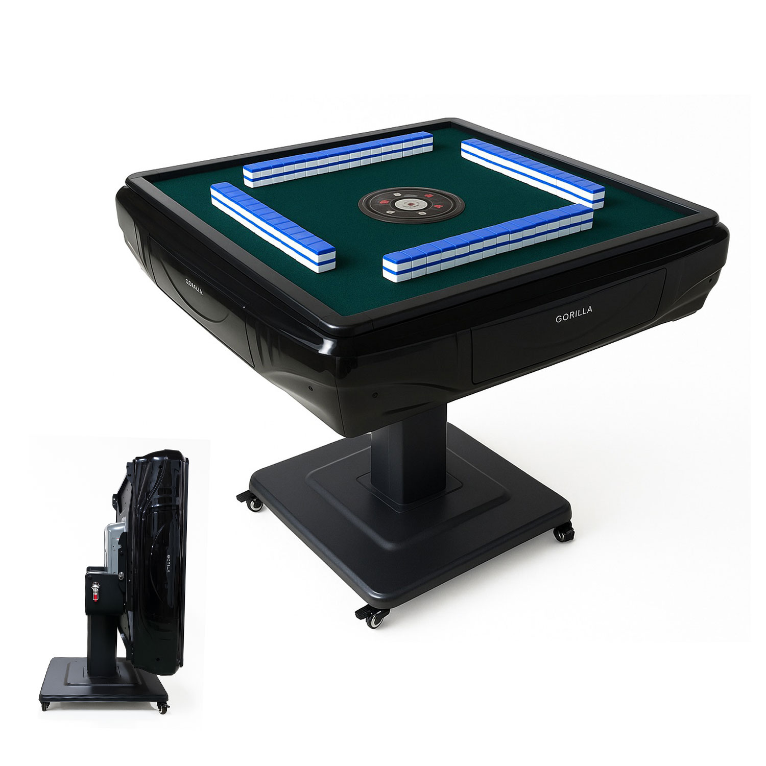 楽天市場】Gorilla全自動麻雀卓 33mm牌2セット 赤牌・点棒静音日本語