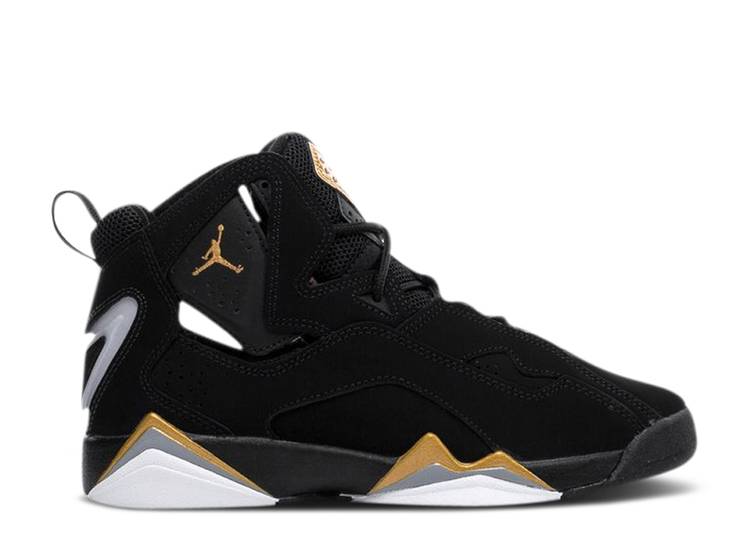 楽天市場】【 AIR JORDAN JORDAN TRUE FLIGHT GS 'BLACK METALLIC GOLD