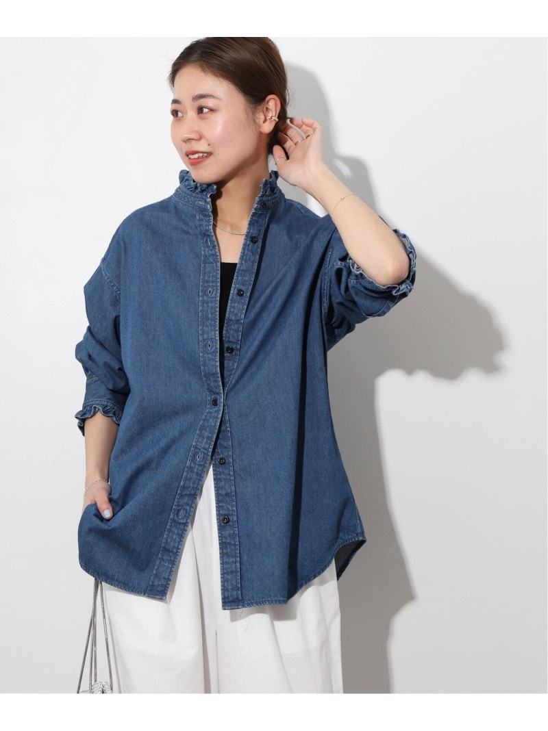 楽天市場】《追加8》デニムフリルブラウス JOURNAL STANDARD relume