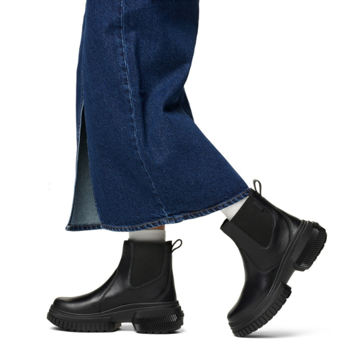 楽天市場】SOREL ONA AVE CHELSEA BOOT WP BLACK/BLACK(010) NL5140
