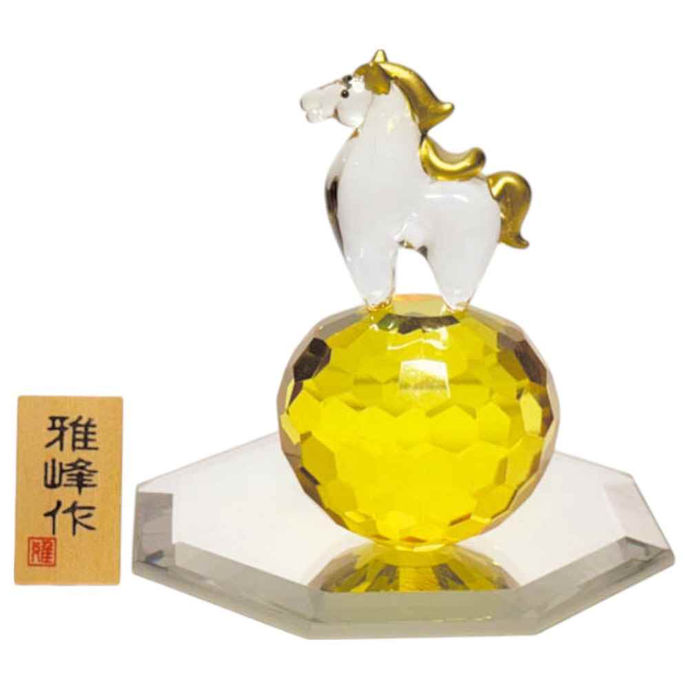 楽天市場】干支 午 置物 馬 うま 2026年/ 風水クリスタル 福午 /粗品