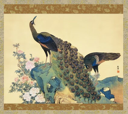 中国 粉彩 孔雀牡丹圖小壺 送料込み250930 中国 粉彩 孔雀牡丹圖小壺