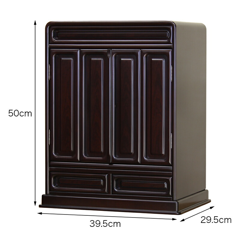 楽天市場】唐木仏壇 仏具セット 「新・あやめ16号セット」 黒檀 or