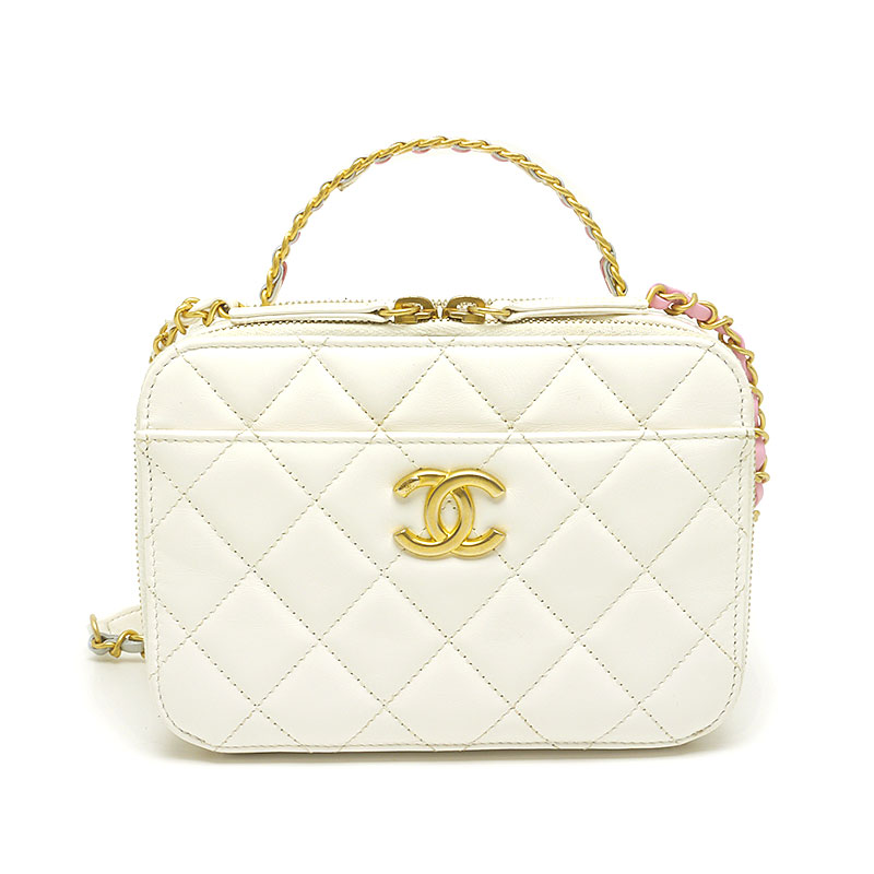 楽天市場】【中古】シャネル CHANEL マトラッセ バニティバッグ