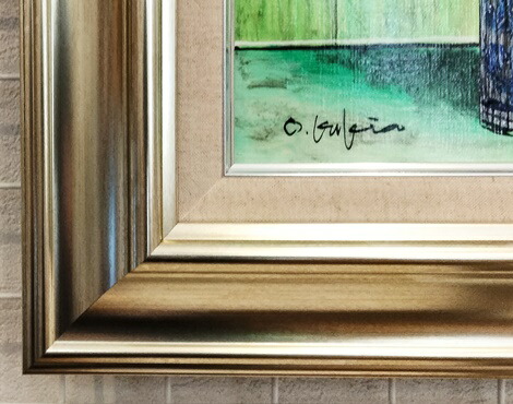 楽天市場】「はな」（赤とピンクのはな）柿田治 F6サイズ油彩画[油絵