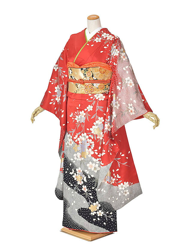 楽天市場】【レンタル】振袖 格安 正絹 成人式 結婚式 結納 およばれ