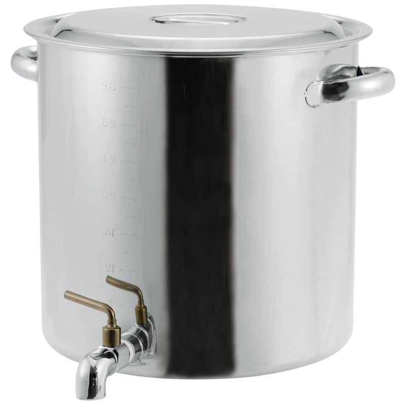 EBM ステンレススチール 寸胴鍋 蓋付き 42 cm 58 lt EBM ステンレス