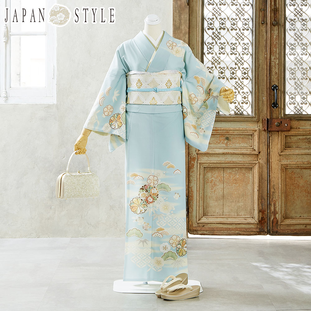 楽天市場】【レンタル】訪問着 袷 レンタルフルセット レンタル着物 お