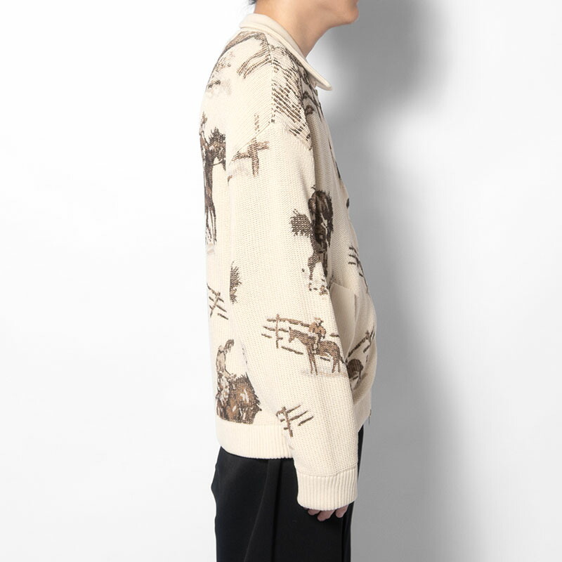 楽天市場】KOOI コーイ ニットジャケット トップス メンズ/レディース