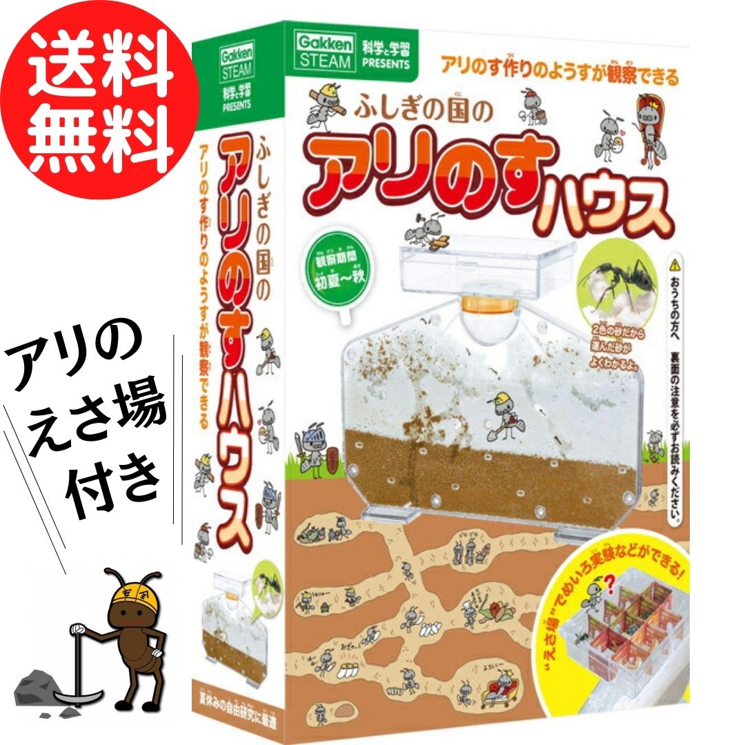 楽天市場】【送料無料 】 学研 ふしぎの国のアリのすハウス (2色の砂
