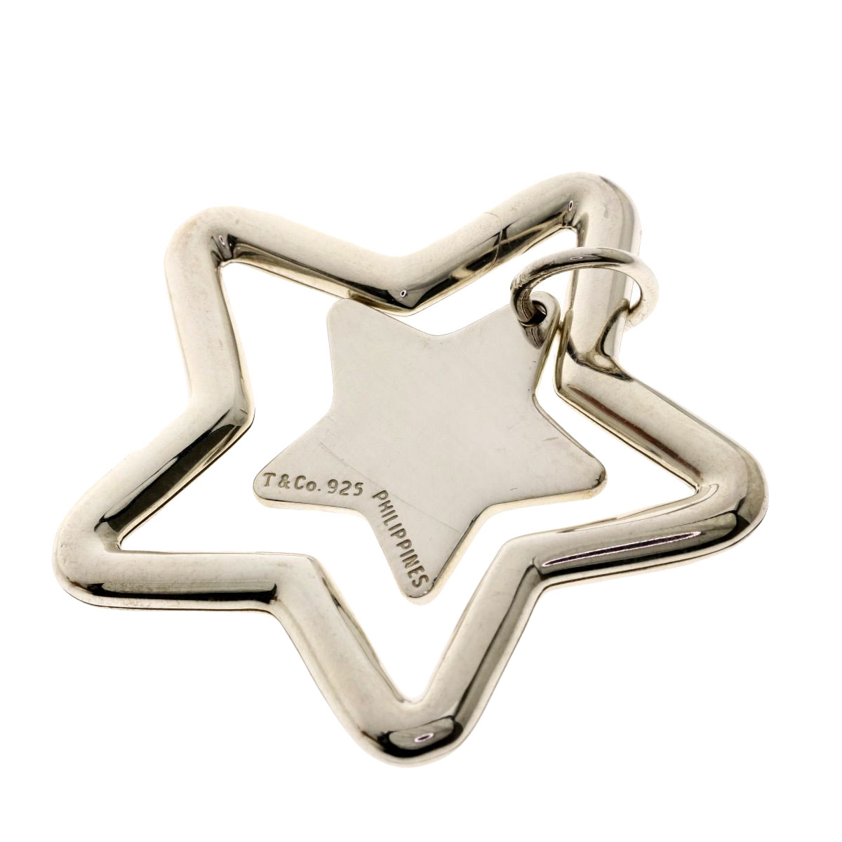 楽天市場】ティファニー スターモチーフ キーリング キーホルダー