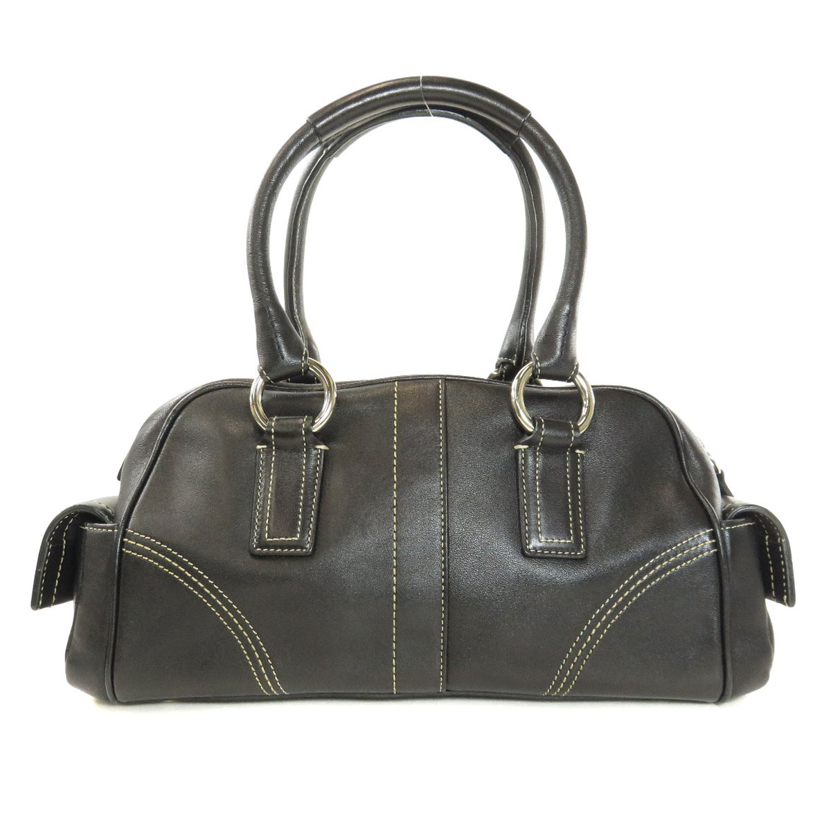 楽天市場】コーチ 8A10 ステッチ ハンドバッグ レザー レディース