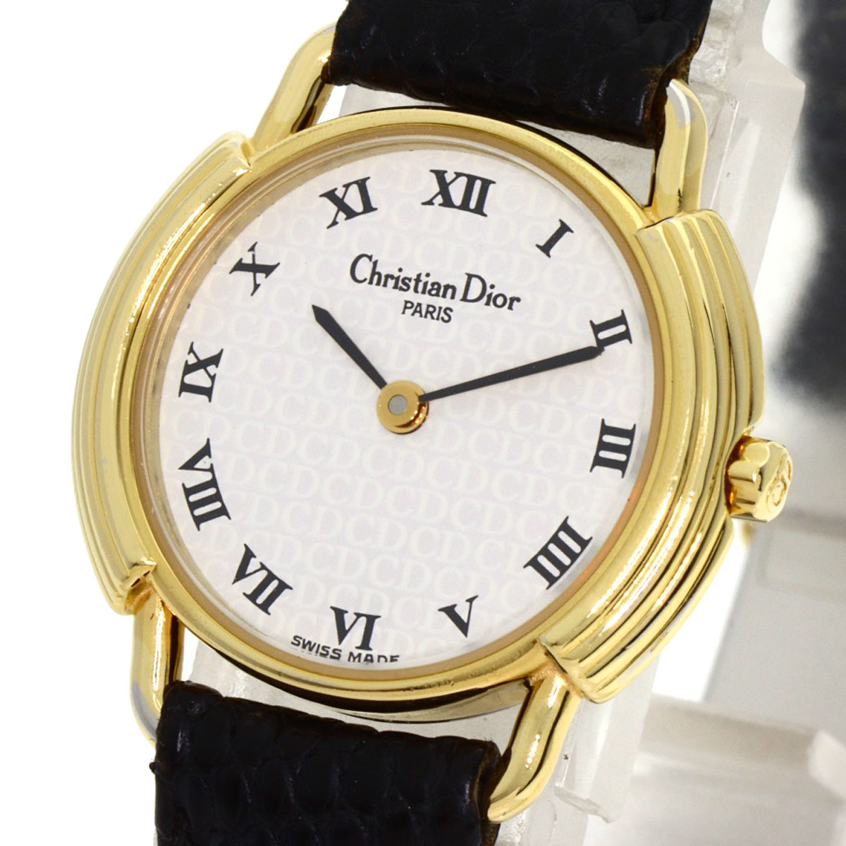 楽天市場】クリスチャンディオール 58.121.2 ラウンドフェイス 腕時計